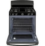 GE 4.8 Cu. Ft. Freestanding Gas Range Black from Kings Outlet