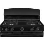 GE 4.8 Cu. Ft. Freestanding Gas Range Black from Kings Outlet