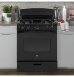 GE 4.8 Cu. Ft. Freestanding Gas Range Black from Kings Outlet