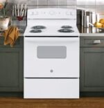GE 5.0 Cu. Ft. Freestanding Electric Range White from Kings Outlet