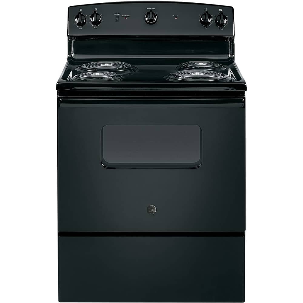 GE 5.0 Cu. Ft. Freestanding Electric Range Black from Kings Outlet