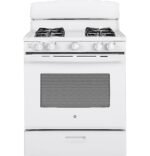 GE 4.8 Cu. Ft. Freestanding Gas Range White from Kings Outlet