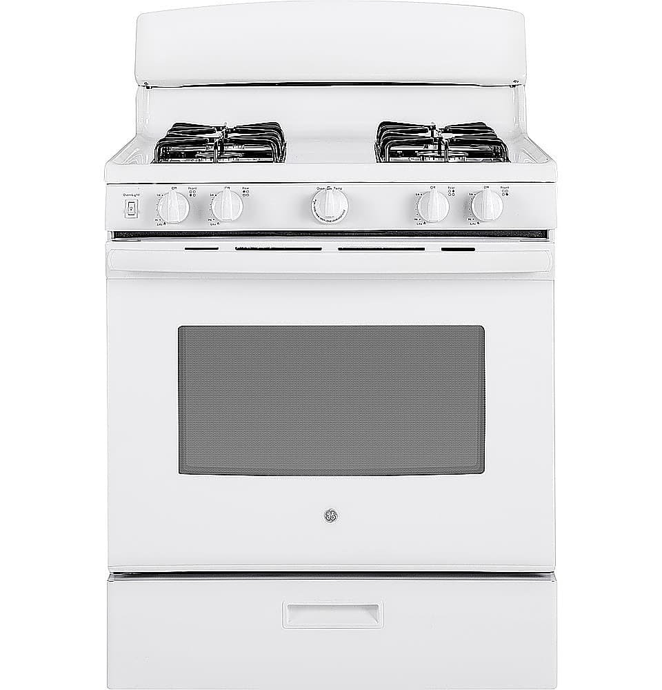 GE 4.8 Cu. Ft. Freestanding Gas Range White from Kings Outlet