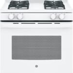 GE - 4.8 Cu. Ft. Freestanding Gas Range - White