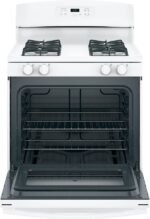 GE - 4.8 Cu. Ft. Freestanding Gas Range - White - Image 4