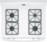 GE - 4.8 Cu. Ft. Freestanding Gas Range - White - Image 6