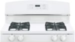 GE - 4.8 Cu. Ft. Freestanding Gas Range - White - Image 3