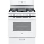 GE - 5.0 Cu. Ft. Freestanding Gas Range - White
