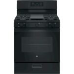 GE - 5.0 Cu. Ft. Freestanding Gas Range - Black