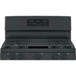 GE - 5.0 Cu. Ft. Freestanding Gas Range - Black - Image 7