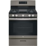 GE - 5.0 Cu. Ft. Freestanding Gas Range - Slate