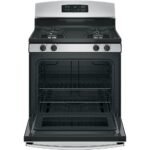 GE - 4.8 Cu. Ft. Freestanding Gas Range - Stainless Steel - Image 4