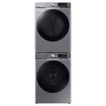 Samsung 7.5 Cu. Ft. Stackable Smart Gas Dryer Steam Sanitize+ Platinum from Kings Outlet