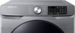 Samsung - 7.5 Cu. Ft. Stackable Smart Electric Dryer with Steam Sanitize+ - Platinum - Image 5