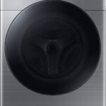 Samsung - 4.5 Cu. Ft. High-Efficiency Stackable Smart Front Load Washer with Steam and Super Speed Wash - Platinum