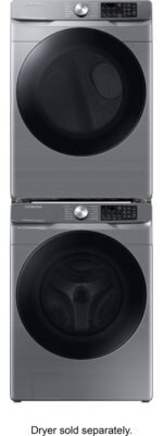 Samsung 4.5 Cu. Ft. High-Efficiency Stackable Smart Front Load Washer Steam Super Speed Wash from Kings Outlet