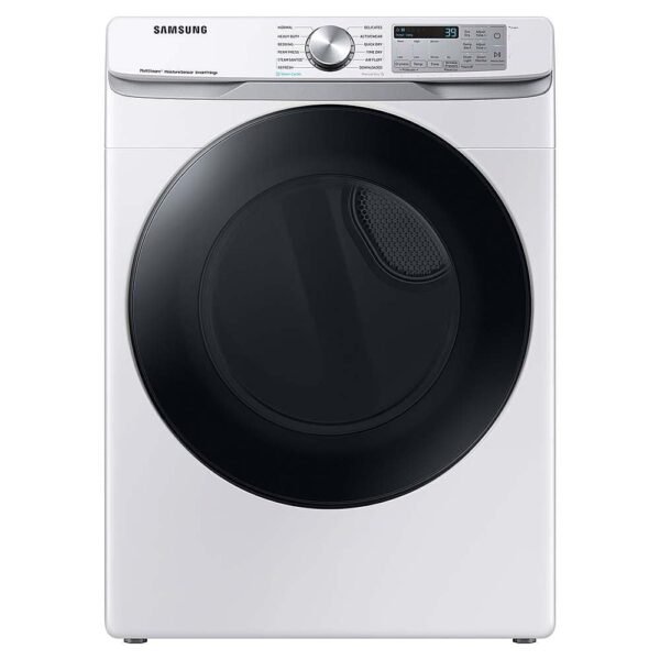 Samsung 7.5 Cu. Ft. Stackable Smart Gas Dryer Steam Sanitize+ White from Kings Outlet