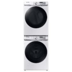 Samsung 7.5 Cu. Ft. Stackable Smart Gas Dryer Steam Sanitize+ White from Kings Outlet