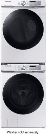 Samsung - 7.5 Cu. Ft. Stackable Smart Electric Dryer with Steam Sanitize+ - White - Image 5