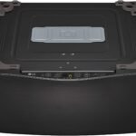 LG - SideKick 1.0 Cu. Ft. High-Efficiency Top Load Pedestal Washer with 3-Motion Technology - Black Steel