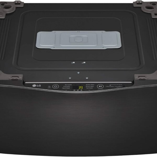 LG SideKick 1.0 Cu. Ft. High-Efficiency Top Load Pedestal Washer 3-Motion Technology Black Steel from Kings Outlet