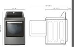 LG - 7.3 Cu. Ft. Smart Electric Dryer with EasyLoad Door - Graphite Steel - Image 4