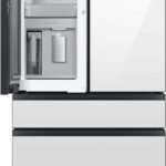 Samsung - BESPOKE 29 cu. ft. 4-Door French Door Smart Refrigerator with Beverage Center - Custom Panel Ready