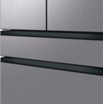 Samsung - BESPOKE 23 cu. ft. 4-Door French Door Counter Depth Smart Refrigerator with AutoFill Water Pitcher - Stainless Steel - Image 7