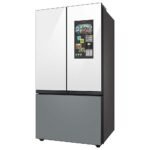 Samsung - BESPOKE 30 cu. ft 3-Door French Door Smart Refrigerator with Family Hub - Gray Glass - Image 7