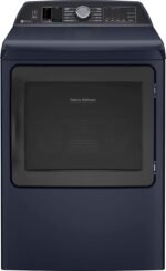 GE Profile - 7.3 Cu. Ft. Smart Gas Dryer with Fabric Refresh, Steam, and Washer Link - Sapphire Blue
