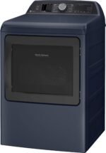 GE Profile - 7.3 Cu. Ft. Smart Gas Dryer with Fabric Refresh, Steam, and Washer Link - Sapphire Blue - Image 4