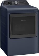 GE Profile - 7.3 Cu. Ft. Smart Gas Dryer with Fabric Refresh, Steam, and Washer Link - Sapphire Blue - Image 3