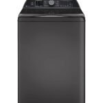 GE Profile - 5.4 Cu. Ft. High Efficiency Smart Top Load Washer with Smarter Wash Technology, Easier Reach & Direct Drive Motor - Diamond Gray