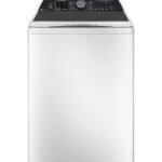 GE Profile - 5.3 Cu. Ft. High Efficiency Smart Top Load Washer with Smarter Wash Technology, Easier Reach & Direct Drive Motor - White