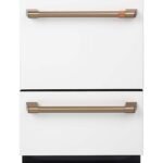 Café - 24" Top Control Built-In Double Drawer Dishwasher, Customizable - Matte White
