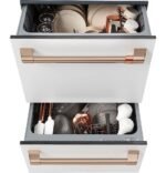 Café - 24" Top Control Built-In Double Drawer Dishwasher, Customizable - Matte White - Image 4
