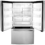 GE - 27.0 Cu. Ft. French Door Refrigerator with Internal Water Dispenser - Stainless Steel - Image 5