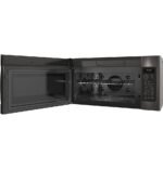 GE Profile - Profile Series 1.7 Cu. Ft. Convection Over-the-Range Microwave with Sensor Cooking and Chef Connect - Black Stainless Steel - Image 2