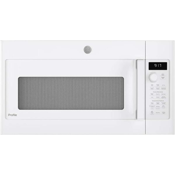 GE Profile Profile Series 1.7 Cu. Ft. Convection Over-the-Range Microwave Sensor Cooking Chef Connect from Kings Outlet