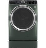 GE - 7" RightHeight Riser - Laundry Pedestal for Select Washers and Dryers - Jade Green - Image 4