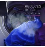 GE Profile - 7.8 Cu. Ft. Stackable Smart Gas Dryer with Steam and Washer Link - Sapphire Blue - Image 5