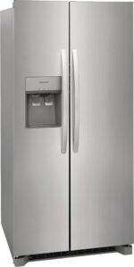 Frigidaire - 22.3 Cu. Ft. Side-by-Side Refrigerator - Stainless Steel - Image 2