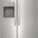 Frigidaire - 22.3 Cu. Ft. Side-by-Side Refrigerator - Stainless Steel