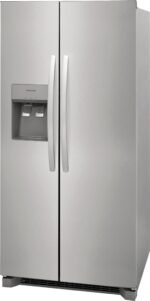 Frigidaire - 22.3 Cu. Ft. Side-by-Side Refrigerator - Stainless Steel - Image 3