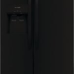 Frigidaire - 22.3 Cu. Ft. Side-by-Side Refrigerator with EvenTemp Cooling System - Black