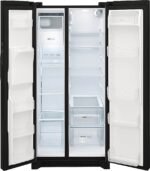 Frigidaire - 22.3 Cu. Ft. Side-by-Side Refrigerator with EvenTemp Cooling System - Black - Image 4