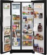 Frigidaire - 22.3 Cu. Ft. Side-by-Side Refrigerator with EvenTemp Cooling System - Black - Image 5