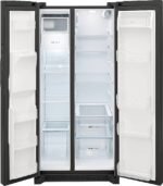 Frigidaire - 22.3 Cu. Ft. Side-by-Side Refrigerator with EvenTemp Cooling System - Black Stainless Steel - Image 4