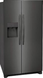 Frigidaire - 25.6 Cu. Ft. Side-by-Side Refrigerator with EvenTemp Cooling System - Black Stainless Steel - Image 2