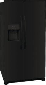 Frigidaire - 25.6 Cu. Ft. Side-by-Side Refrigerator with EvenTemp Cooling System - Black - Image 2